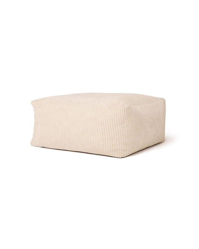 Off-white pouf