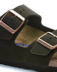 Arizona Soft Footbed Suede Leather - Mocha