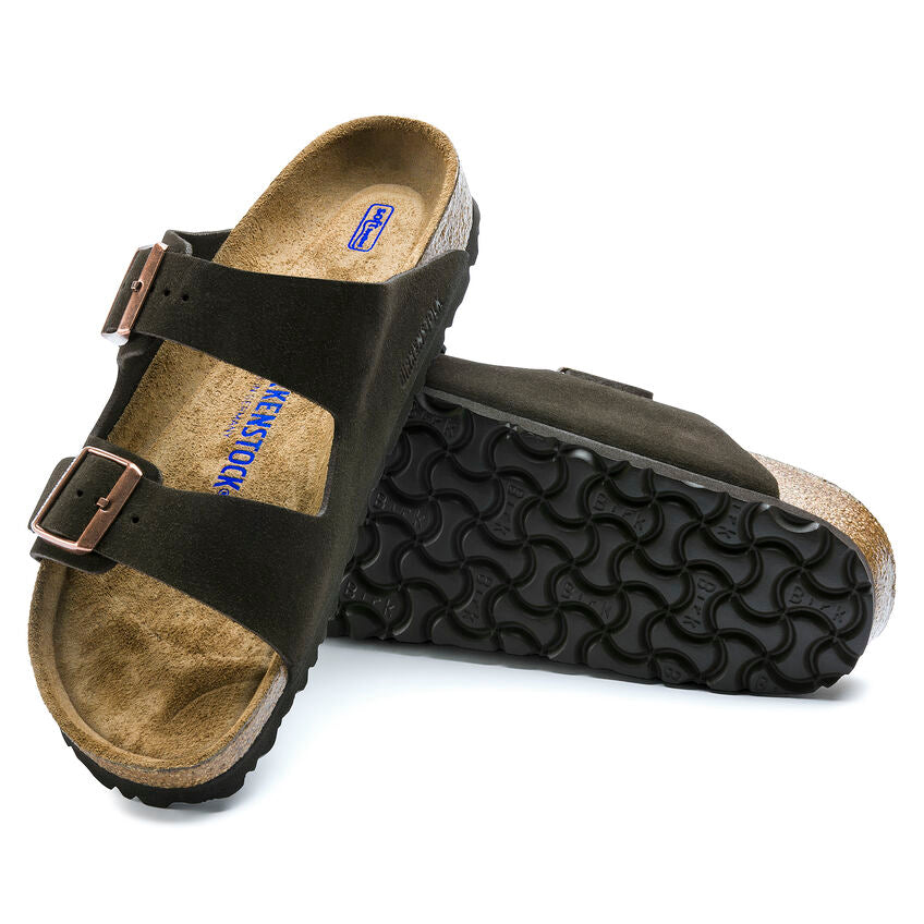 Arizona Soft Footbed Suede Leather Mocha Birkenstock