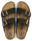 Arizona Soft Footbed Suede Leather - Mocha