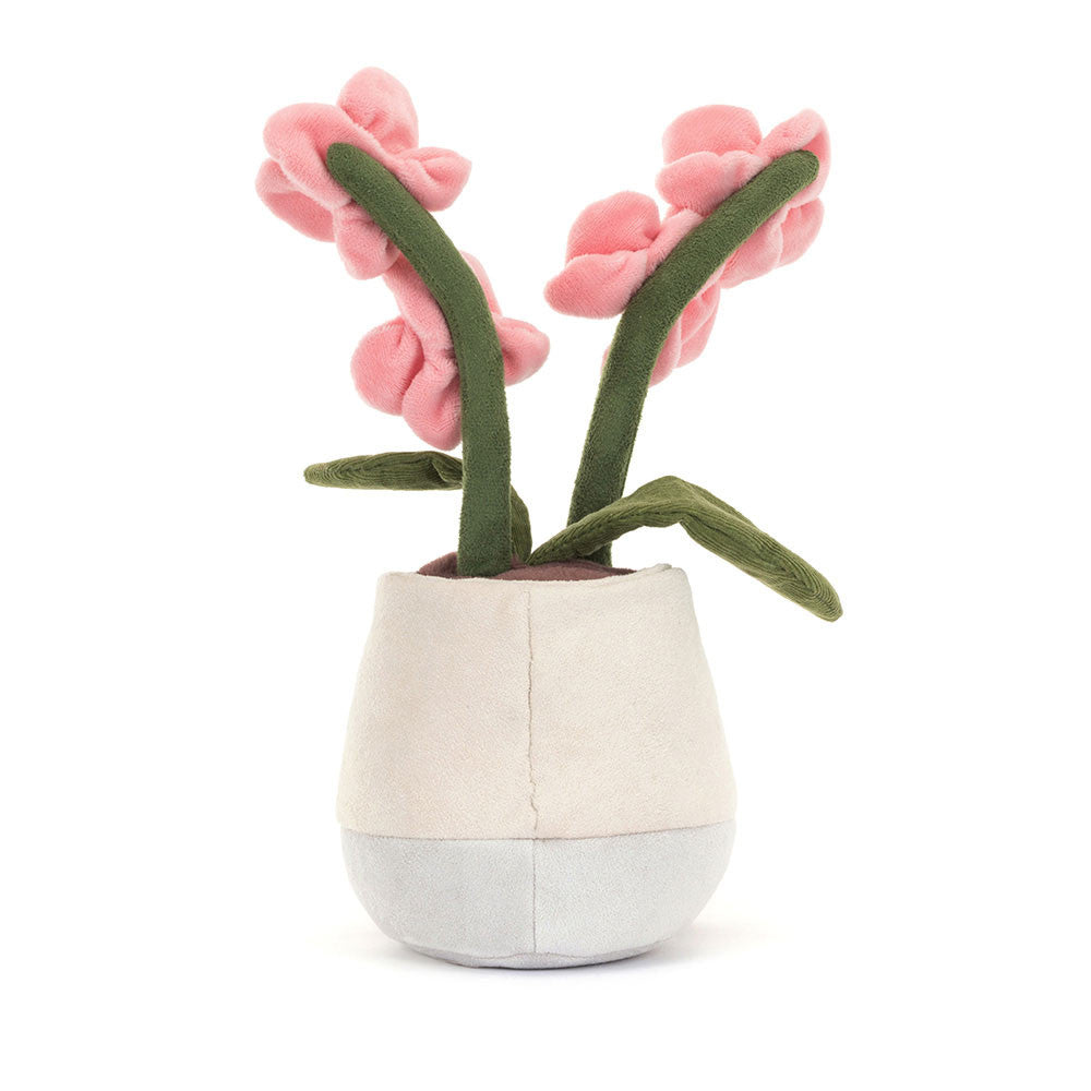 Amuseables Pink Orchid 花瓶　ぬいぐるみ Amuseables Pink Orchid Jellycat