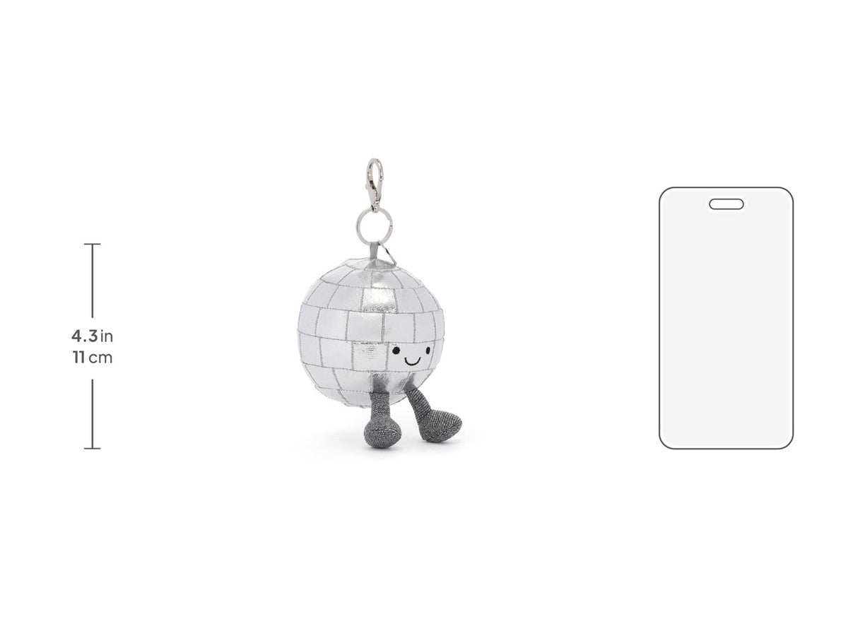 Amuseables Disco Ball Key Chain Bag Charm Jellycat, photo 5 sur 5