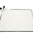 Doudou chiot Bashful noir et crème
