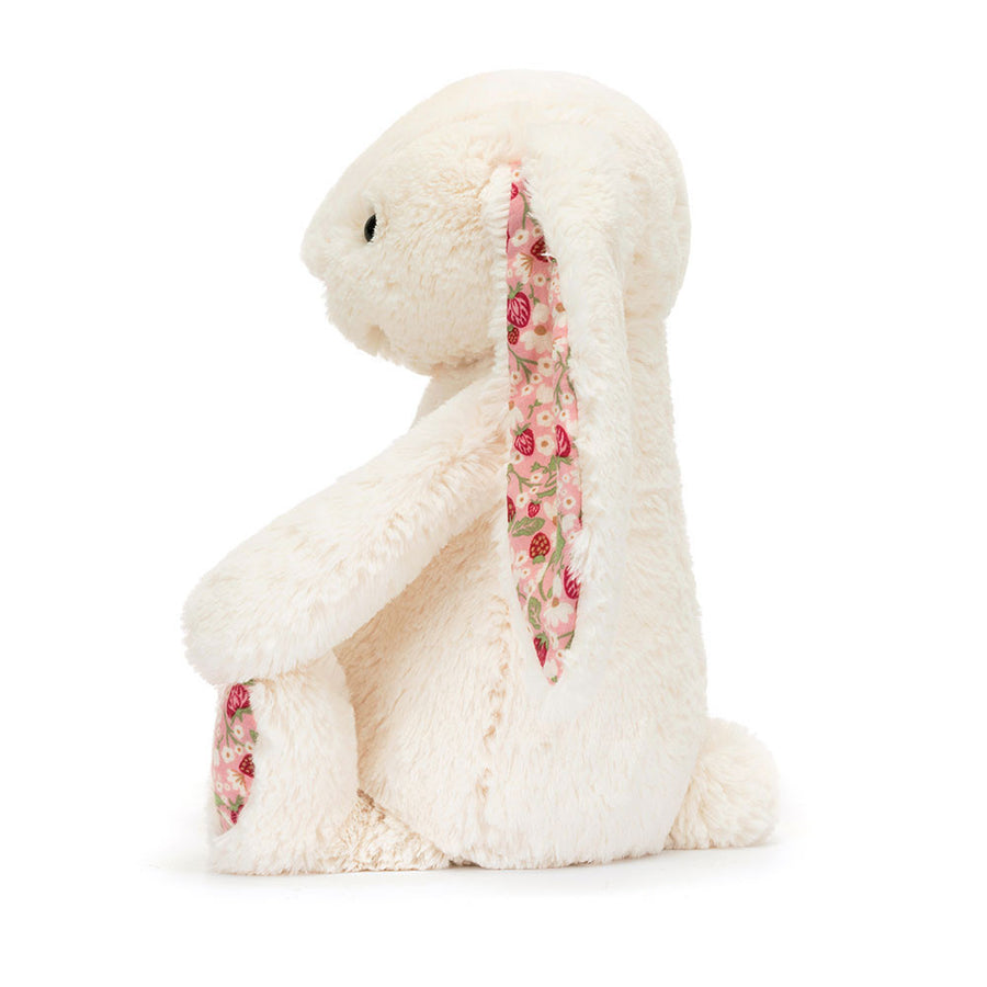 Jellycat Blossom Cream Bunny 'Berry' – Lapin Original Ultra Doux