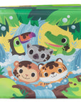Bath Book Messy Jungle Tiger Tribe - livre de bain interactif jungle bébé