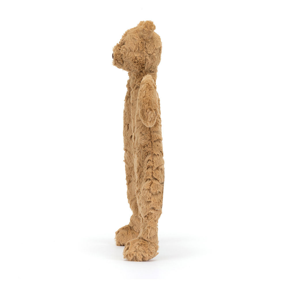 Doudou Bartholomew Bear Comforter Jellycat, de profil, tout fin