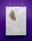 Coloring Poster - Magic College - 100 X 70