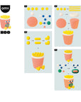 Mini kit pâte auto-durcissante Noo ramen OMY pour enfant, exemple d'utilisation