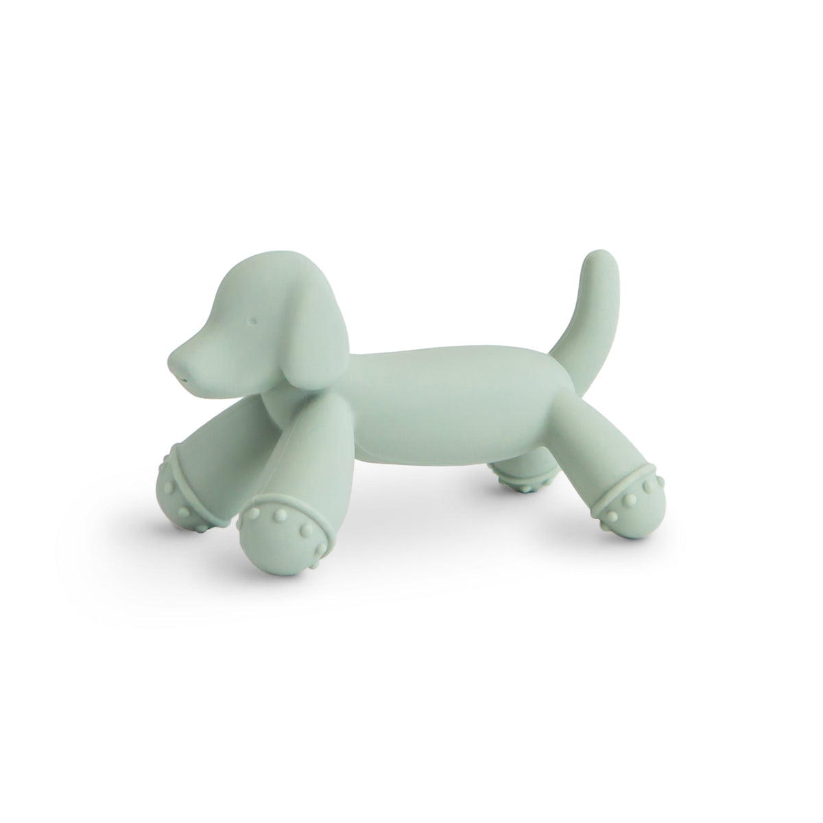 Jouet de dentition bébé chien en silicone Mushie, figurine de chien, silicone alimentaire