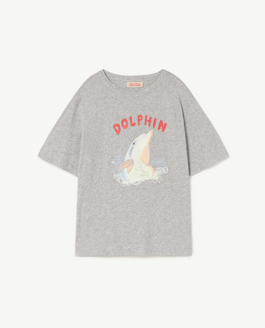 Rooster Oversize Kids T-Shirt Grey