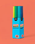 Boîte de 16 feutres ultra lavables Super Clean OMY double-pointe, mise en situation
