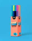 Boîte de 14 feutres magiques et 2 révélateurs Magic Twist OMY, autre angle