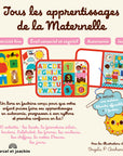 Mon livre d’apprentissages Montessori Marcel & Joachim : ardoise blanche et deux feutres effaçables