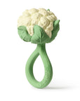 Cauliflower Rattle Toy Oli & Carol - rempli de pépins de cerises recyclés