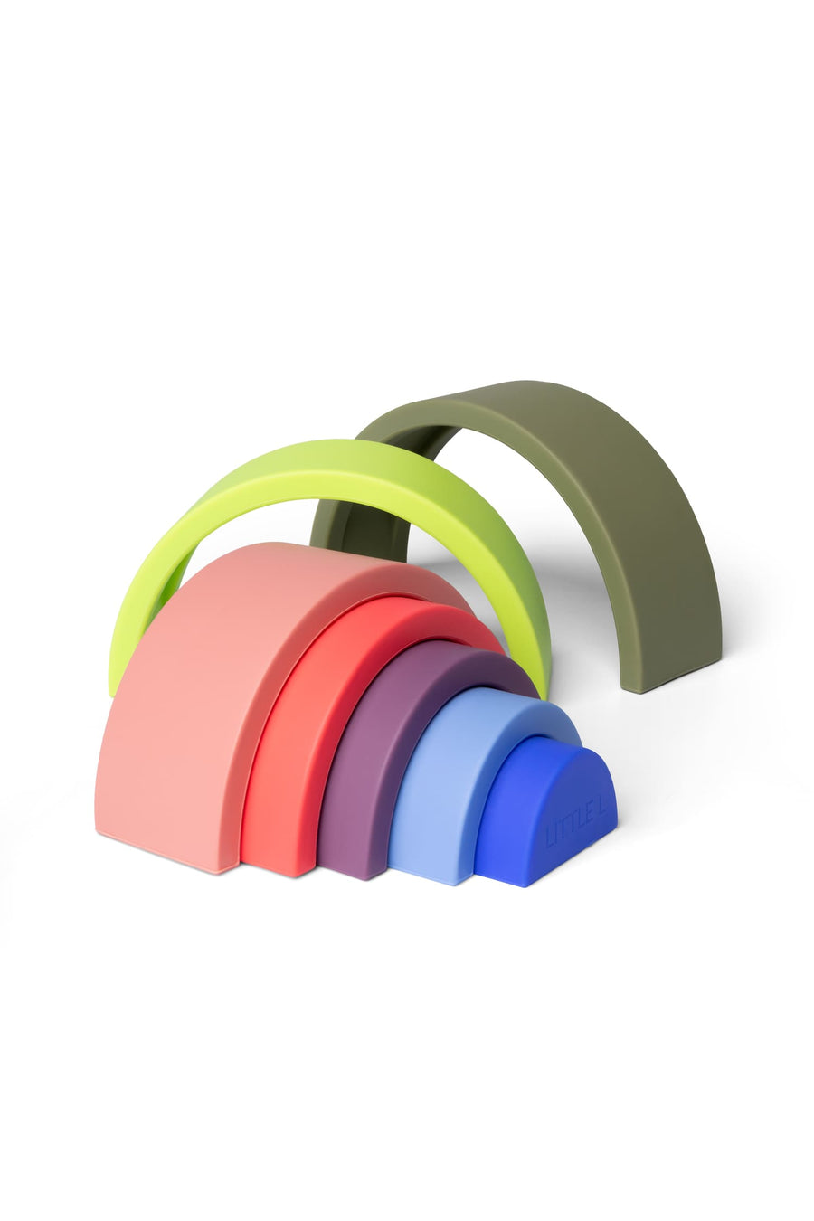 Small Rainbow Greens, Pinks And Blue