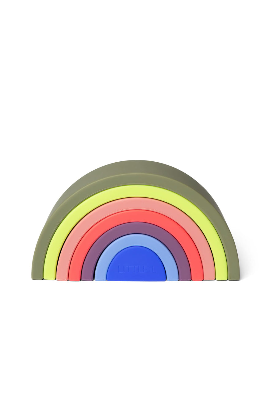 Small Rainbow Greens, Pinks And Blue