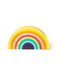 Arc-en-ciel en silicone à empiler pour enfant Little L Big Rainbow Full Color, arches multicolores
