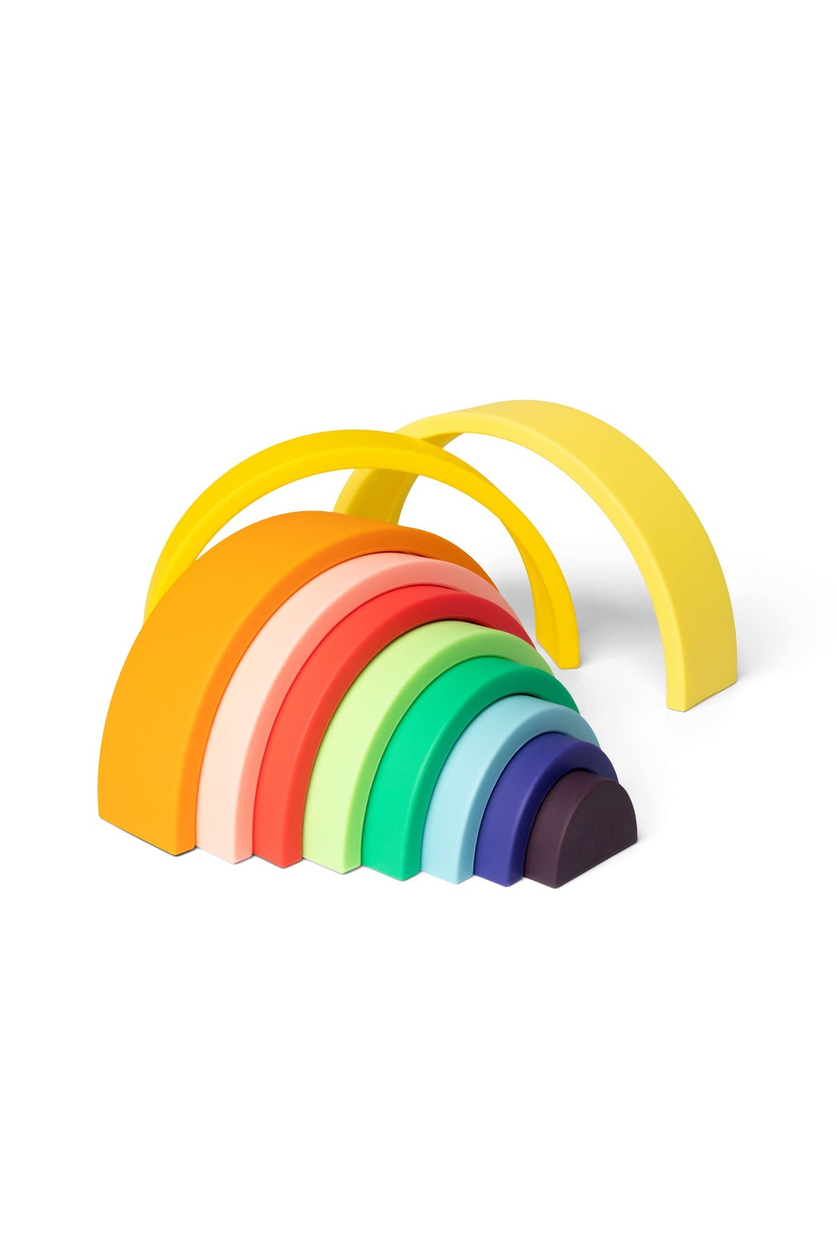 Big Rainbow Little L, arches en silicone à assembler en arc-en-ciel, en tunnel ou en pont