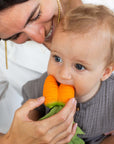 Cathy the Carrot Mini Doudou-Teether