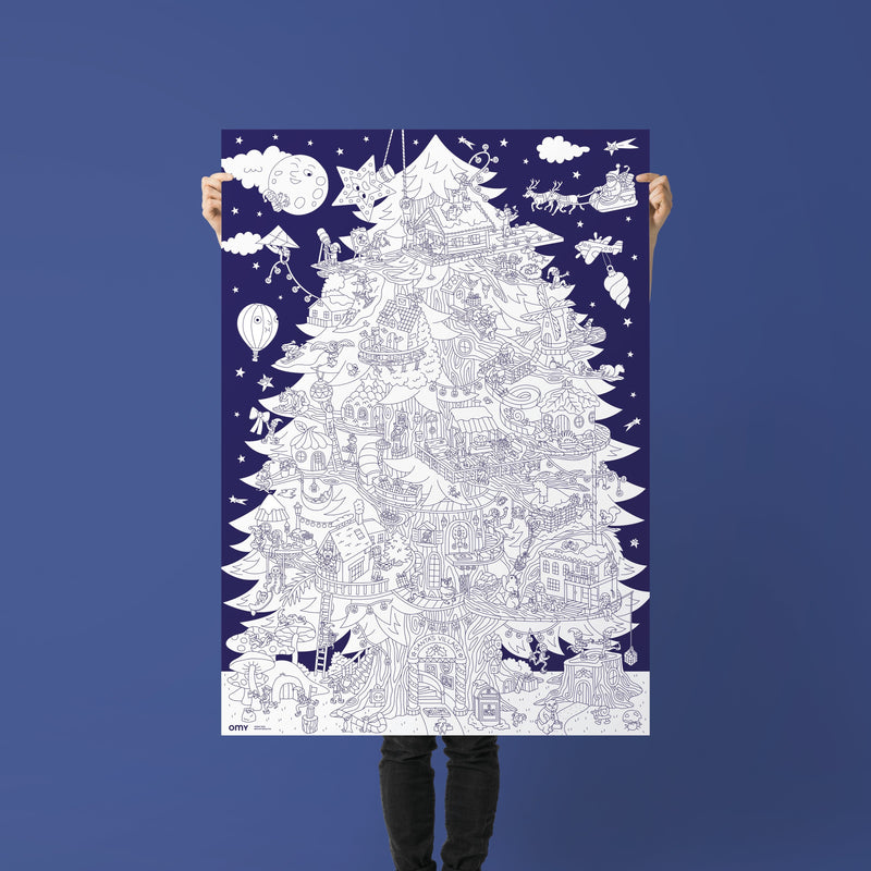 Poster A Colorier - Magic Tree - 100 X 70 OMY