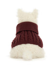 Munro Scottie Dog 'Winter Jumper' Jellycat, photo 4 sur 5