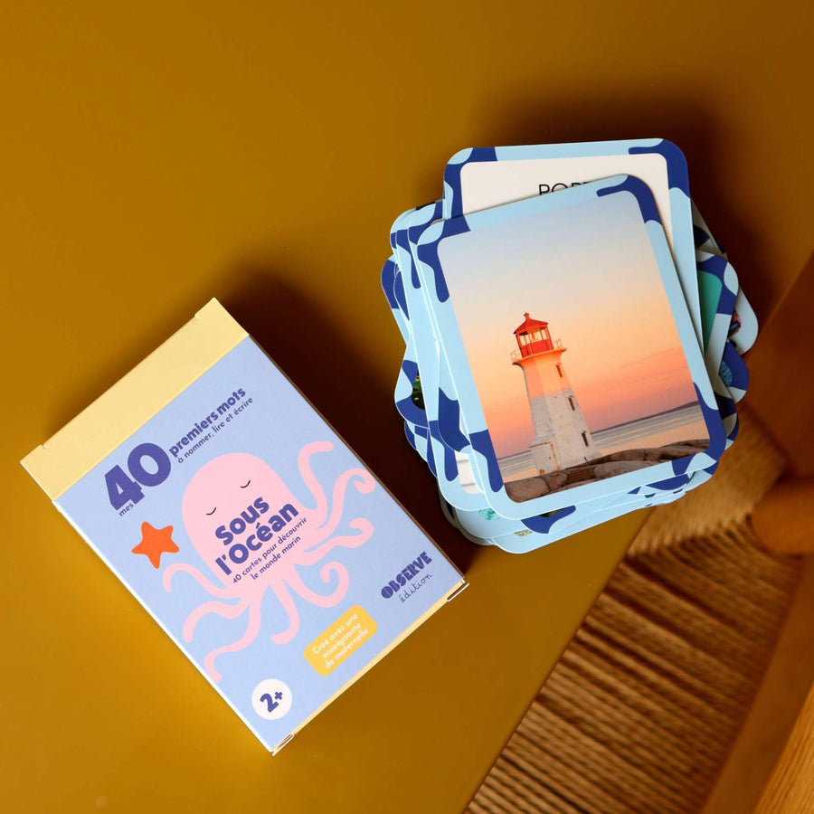 Cartes Flash - Matériel de vocabulaire, lecture et écriture - MERS & OCÉANS