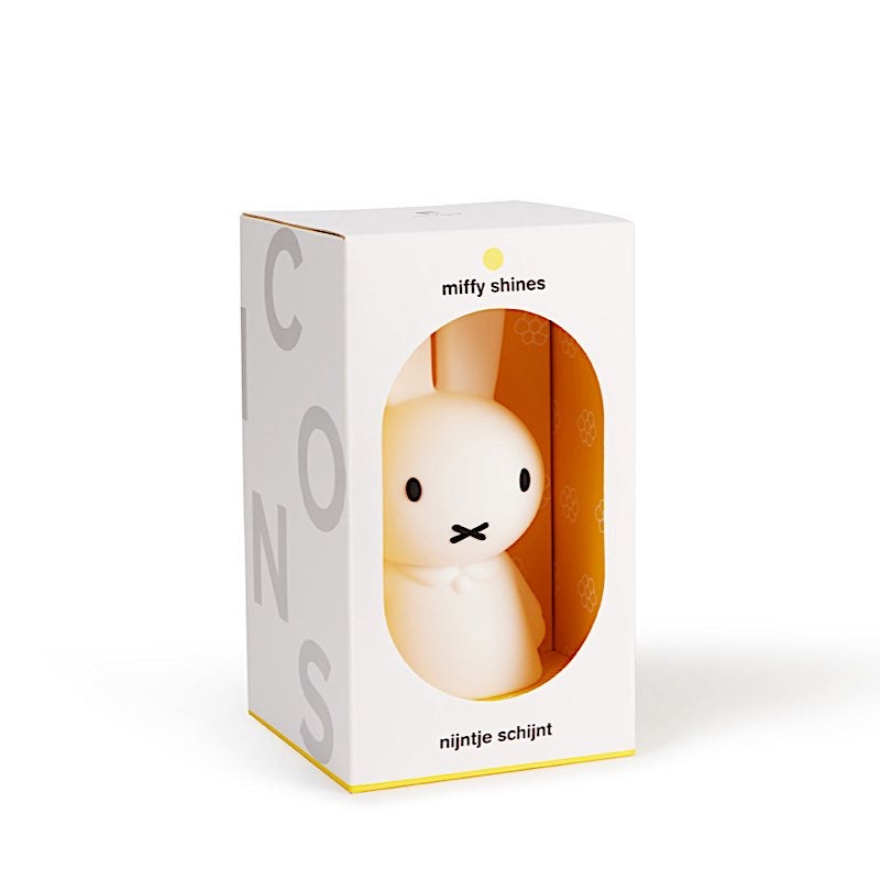 Veilleuse Miffy Shines Mr Maria, coffret et packaging