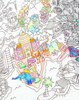 Coloring Poster - Atlas - 100 X 70