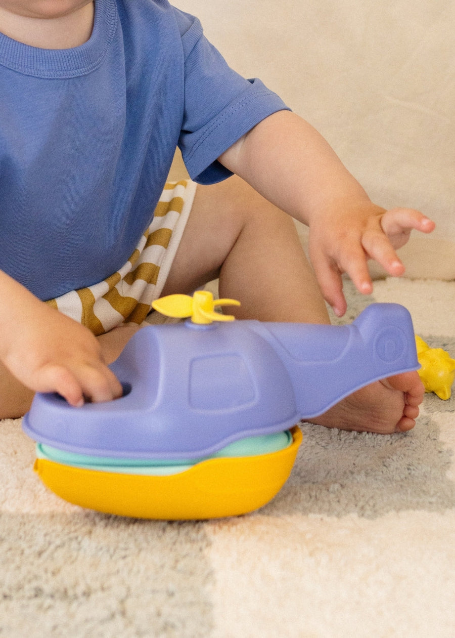 L'Hélicoptère - Bleu