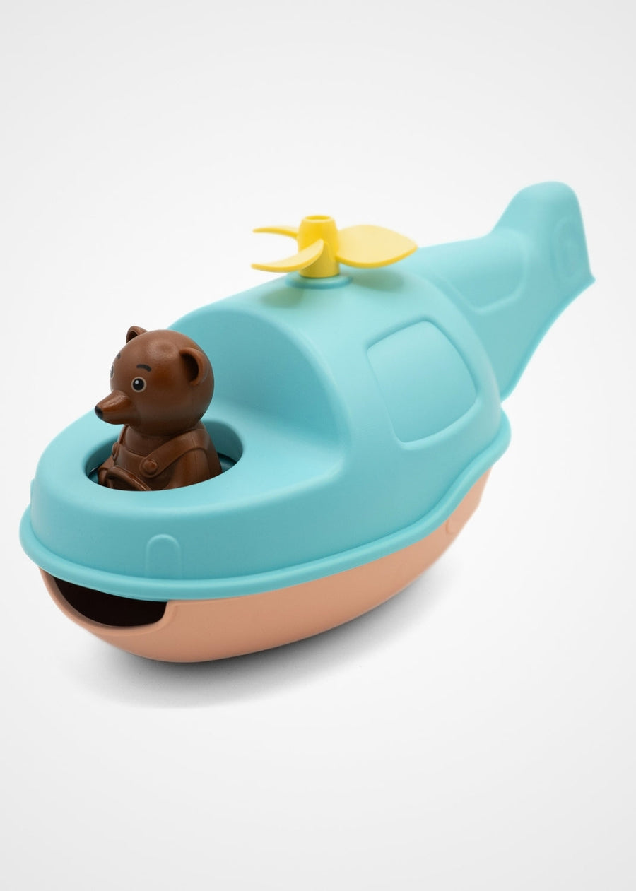 L'Hélicoptère Bateau de Petit Ours Brun - Menthe