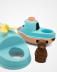 Little Brown Bear's Helicopter Boat - Mint