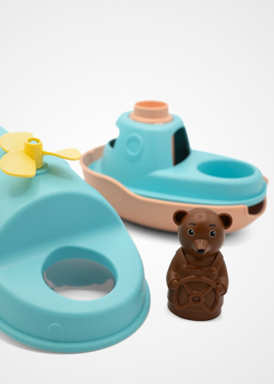 L'Hélicoptère Bateau de Petit Ours Brun - Menthe