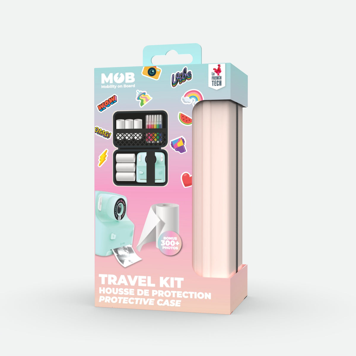 Travel Kit V2 MOB, résiste aux chocs et aux éclaboussures
