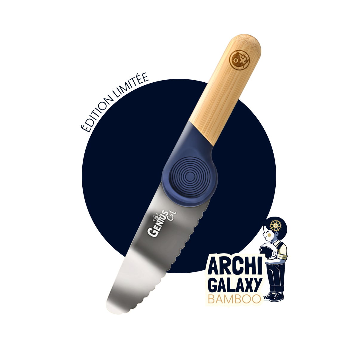 Couteau éducatif Genius Cut Bamboo - Archi Galaxie – couteau éducatif enfant Les Petits Architectes