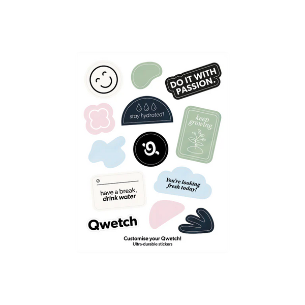 Planche de stickers - Edition permanente Qwetch