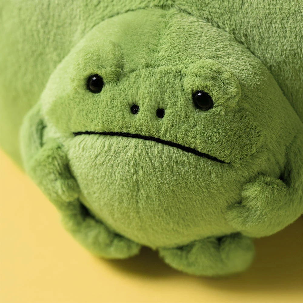 Pochette Jellycat Ricky Rain Frog, accessoire pour ranger les petits essentiels de pluie