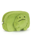 Pochette enfant Ricky Rain Frog Jellycat inspirée de la grenouille, pour crayons et goûter