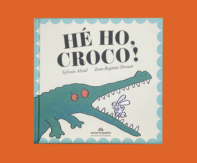 Album jeunesse HÉ HO, CROCO ! de Sylvain Alzial, Marcel &amp; Joachim : un petit lapin plus malin qu'un gros crocodile