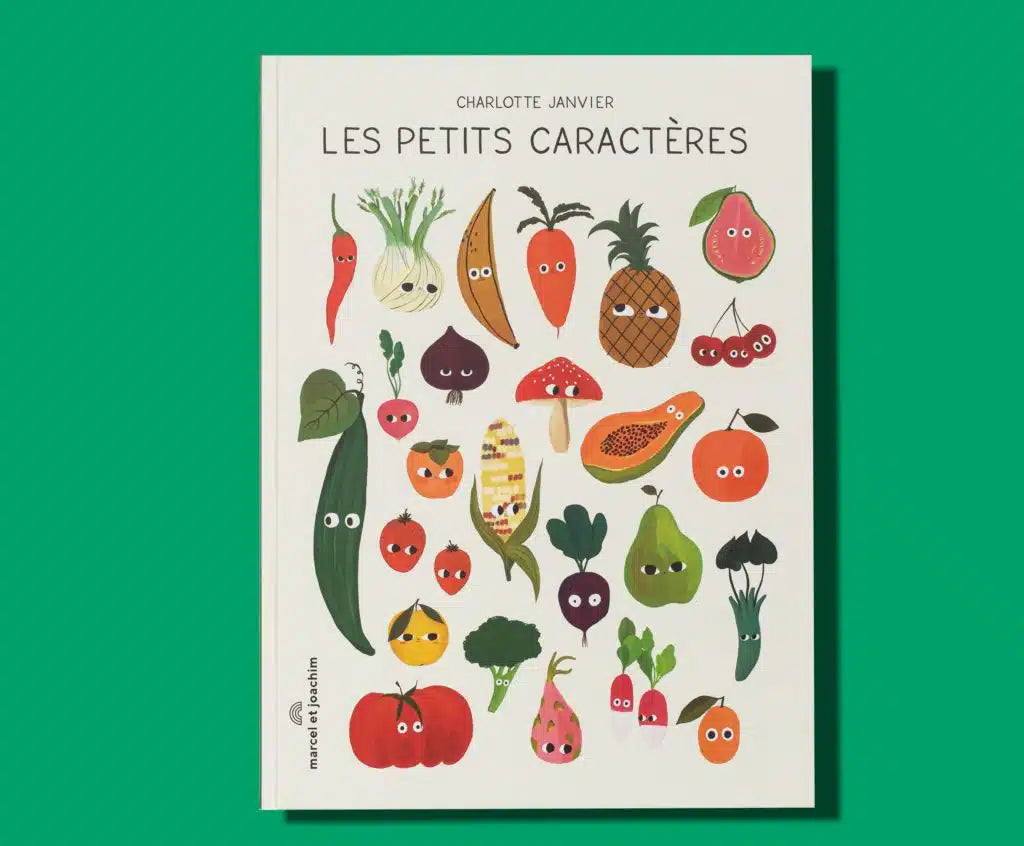 Album documentaire Les Petits Caractères de Charlotte Janvier, Marcel &amp; Joachim : une galerie de portraits végétaux