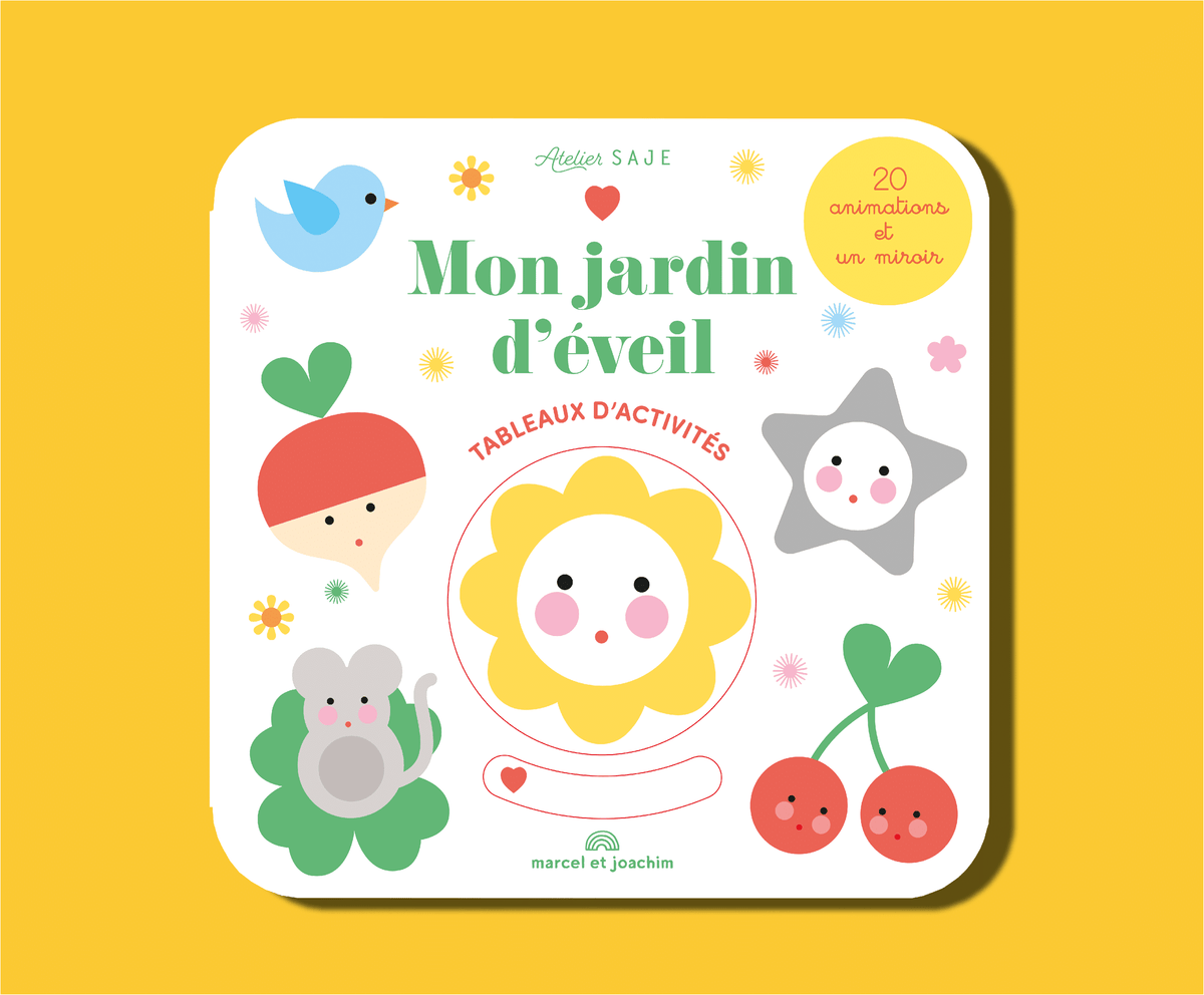 Livre d'activités animé Mon jardin d’éveil – Tableaux d’activités, Atelier Saje, Marcel &amp; Joachim