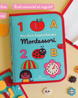 Livre d'activités en feutrine Mon livre d’apprentissages Montessori, Ingela P Arrhenius, Marcel & Joachim