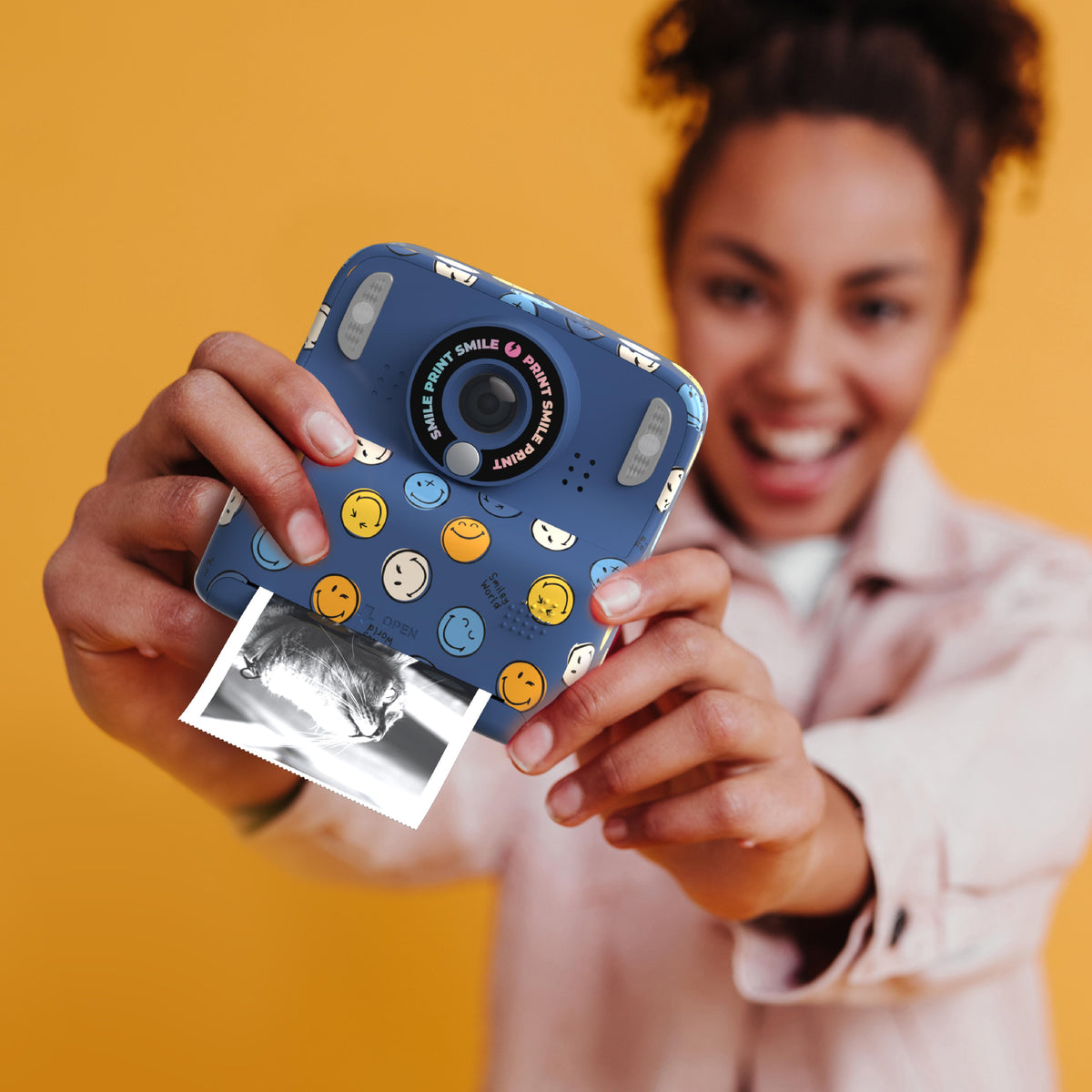 Appareil photo instantané bleu pour enfant Pixismiley Smiley World MOB, vue 8