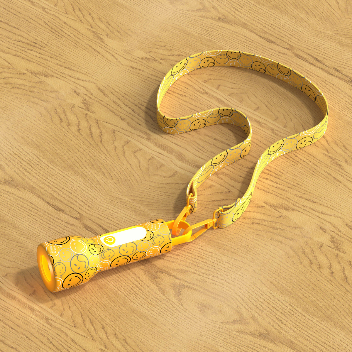Lampe veilleuse Smiley Glowy Smiley Jaune pour enfant MOB, recharge rapide par USB-C