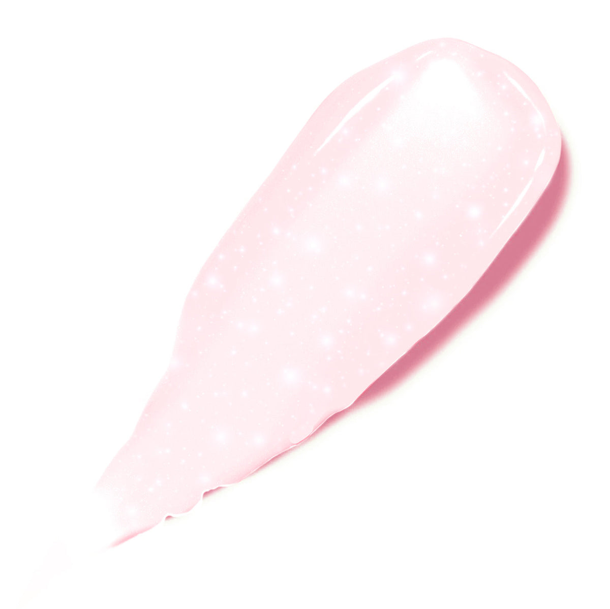 Teinte rose clair nacré du baume à lèvres Inuwet Bunny Christmas parfum sucre d'orge