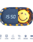 Réveil veilleuse bleu pour enfant Dreamy Clock Smiley World MOB, vue 3