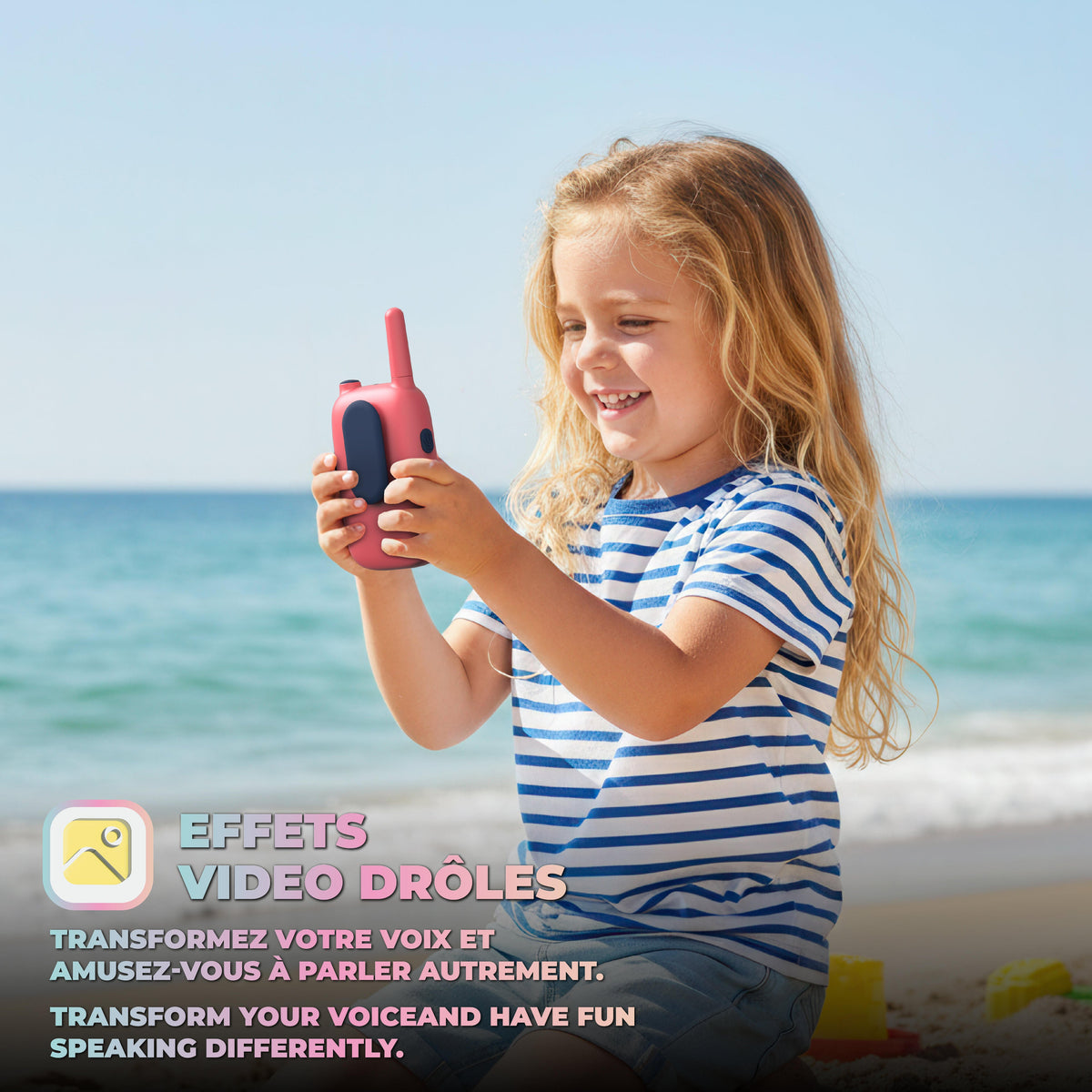 Talky Video MOB, coque solide et compacte adaptée aux petites mains
