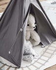 Small grey teepee tent