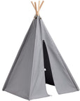 Small grey teepee tent