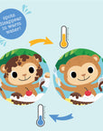 Bath Book Messy Jungle Tiger Tribe - motif animaux jungle sans BPA ni phtalates