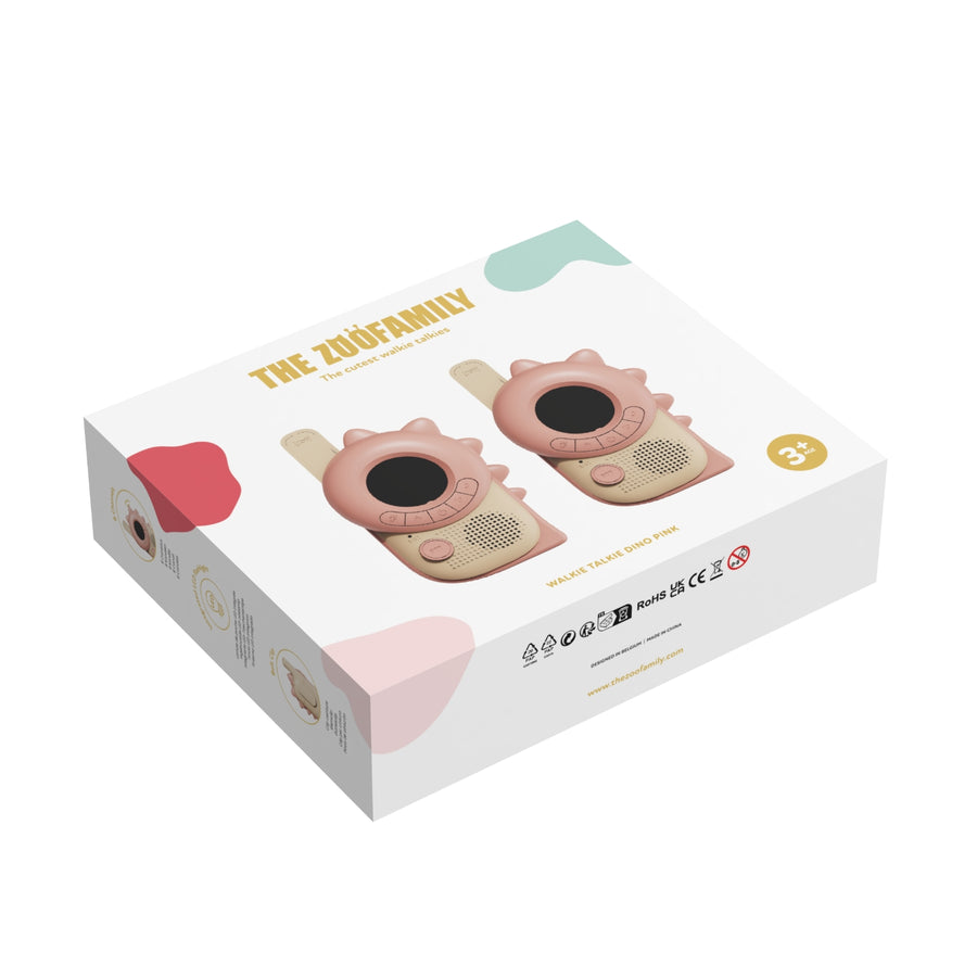 Zoo Walkie Talkie  - Dino Pink